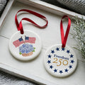 America 250 Ceramic Ornament