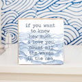 Waves in the Sea Block Sign