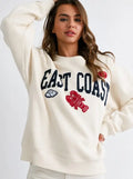 East Coast Fleece Pullover - PEARL