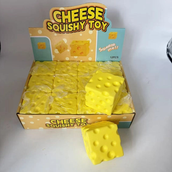 Viral Cheese Cube Squishy