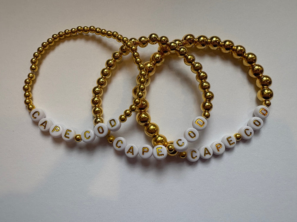 Gold Beaded Cape Cod Bracelet