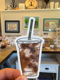 Iced Coffee Sticker