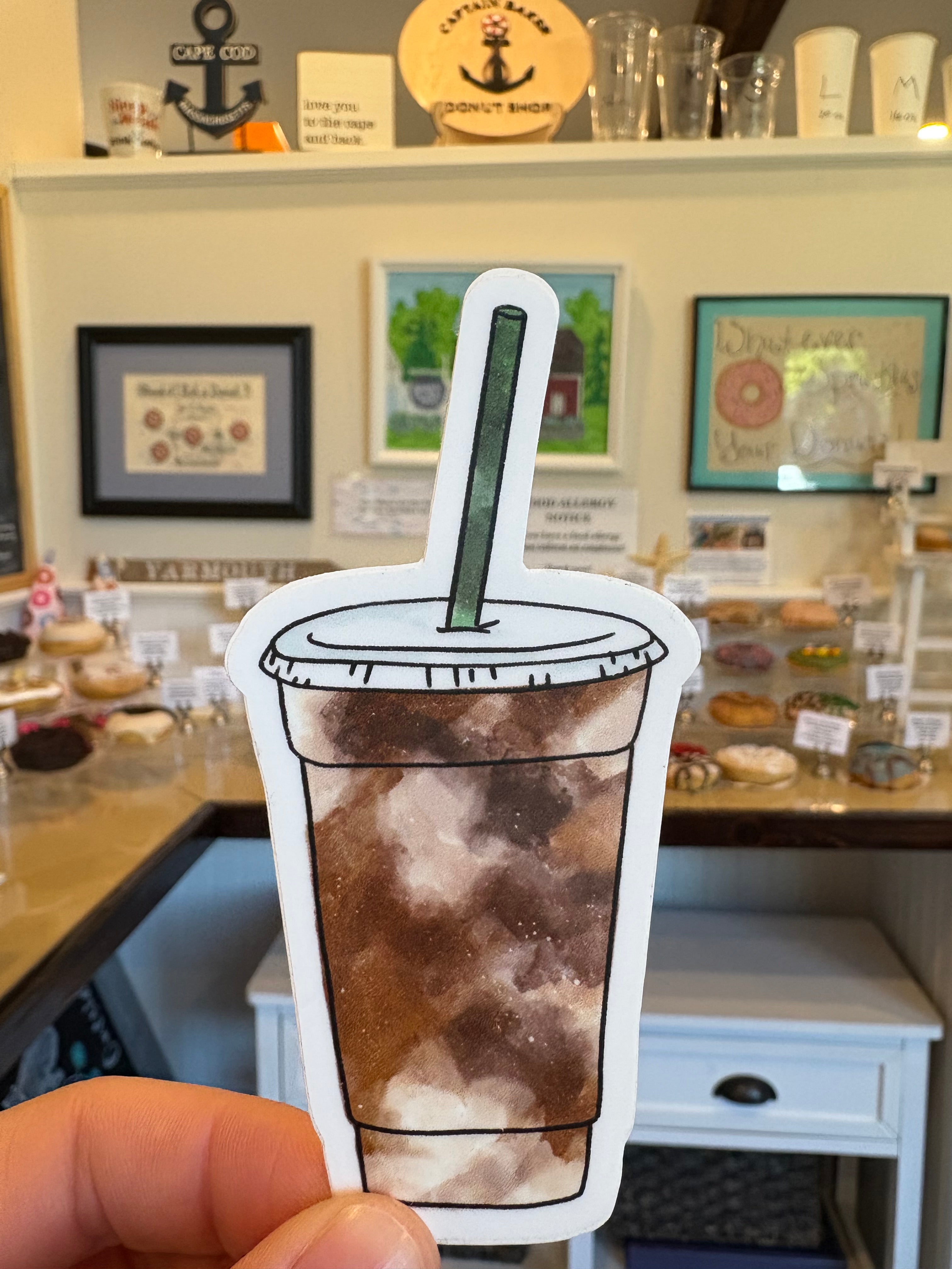 Iced Coffee Sticker