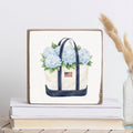 Hydrangea Flag Boat Tote