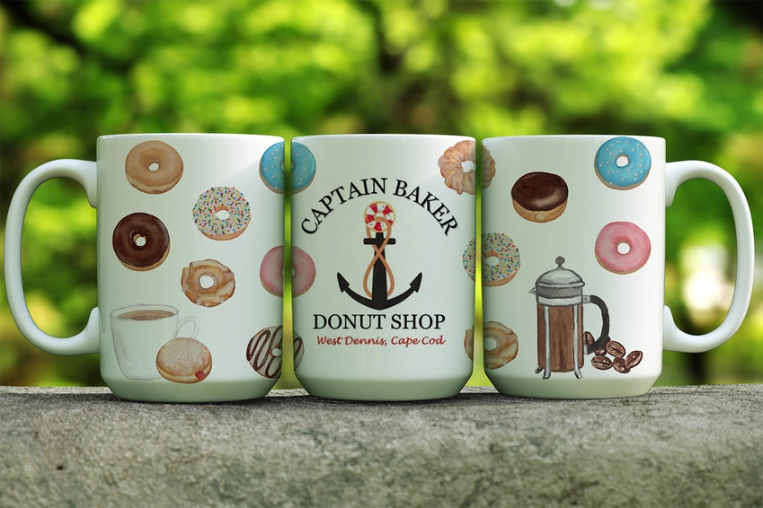 Captain Baker Donuts Mug