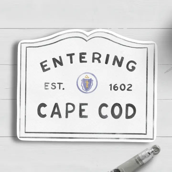 Entering Cape Cod Sticker
