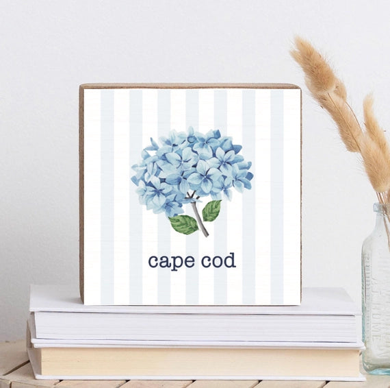 Cape Cod Stripes Block Sign