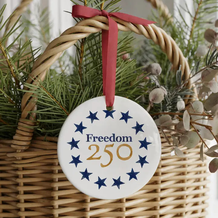 America 250 Ceramic Ornament