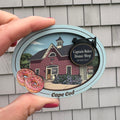 Captain Baker Donuts Wood Magnet